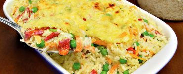 Receita de arroz de forno com legumes